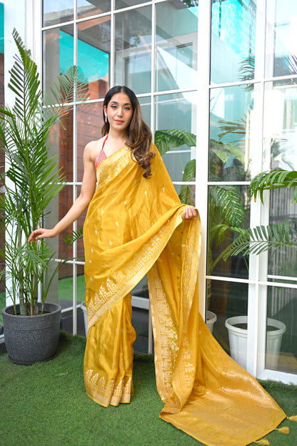 GLOSS DRAPE MUSTARD
