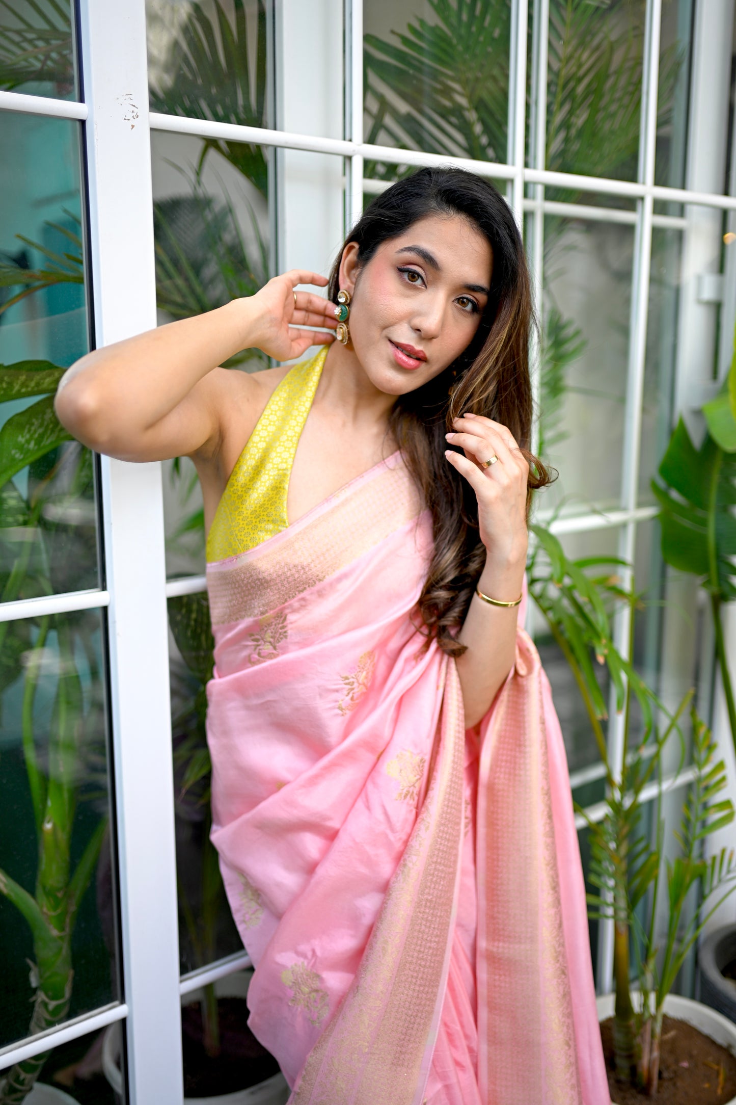 MIRA COTTOM CANDY PINK MEENA BUTA