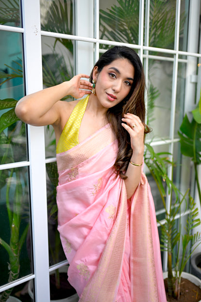 MIRA COTTOM CANDY PINK MEENA BUTA