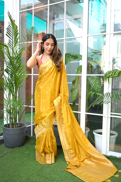 GLOSS DRAPE MUSTARD
