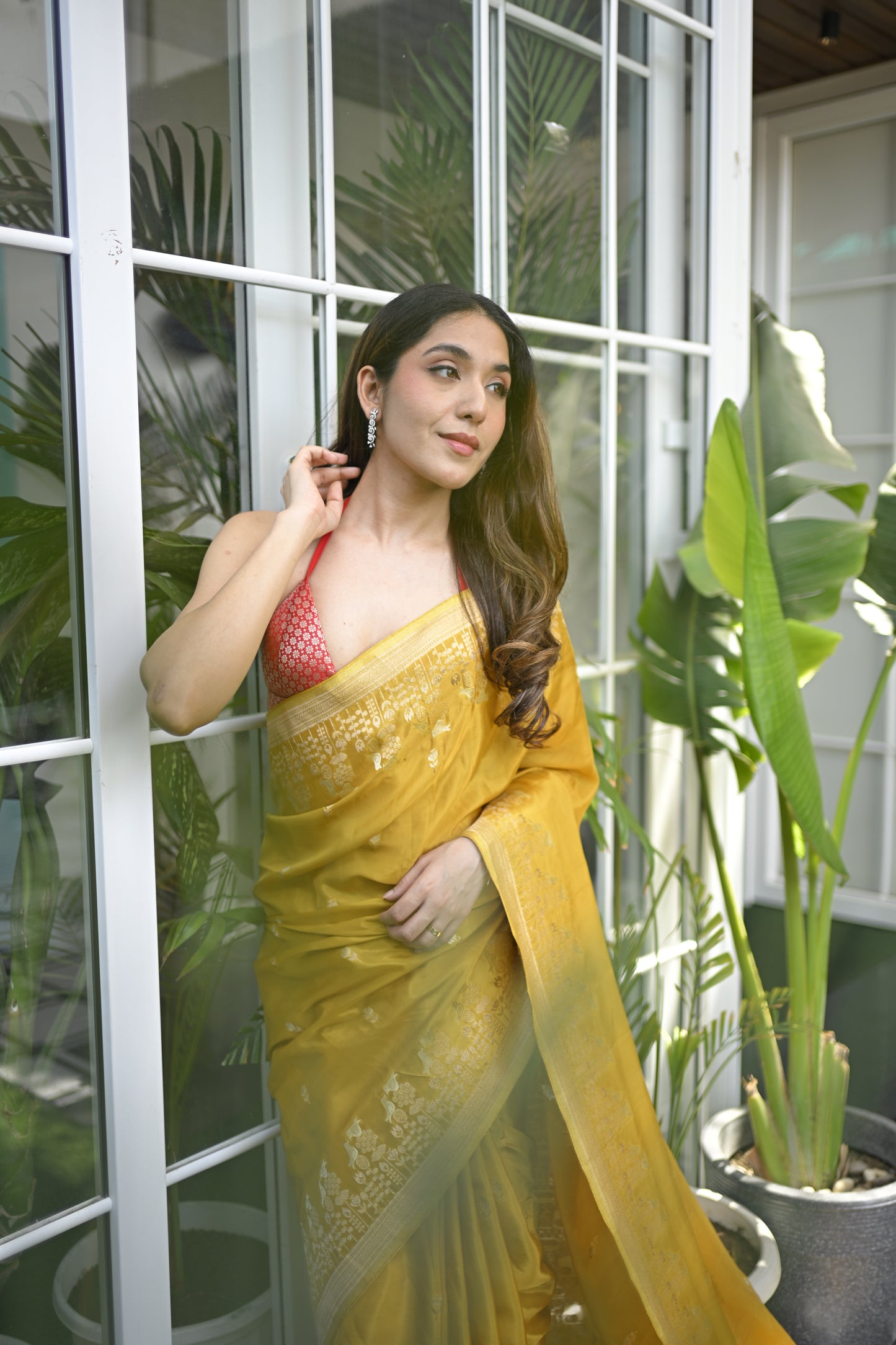 GLOSS DRAPE MUSTARD